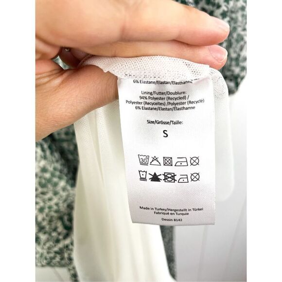 BAUM UND PFERDGARTEN Juditta Sheer Printed Midi Dress Size S - Picture 10 of 10